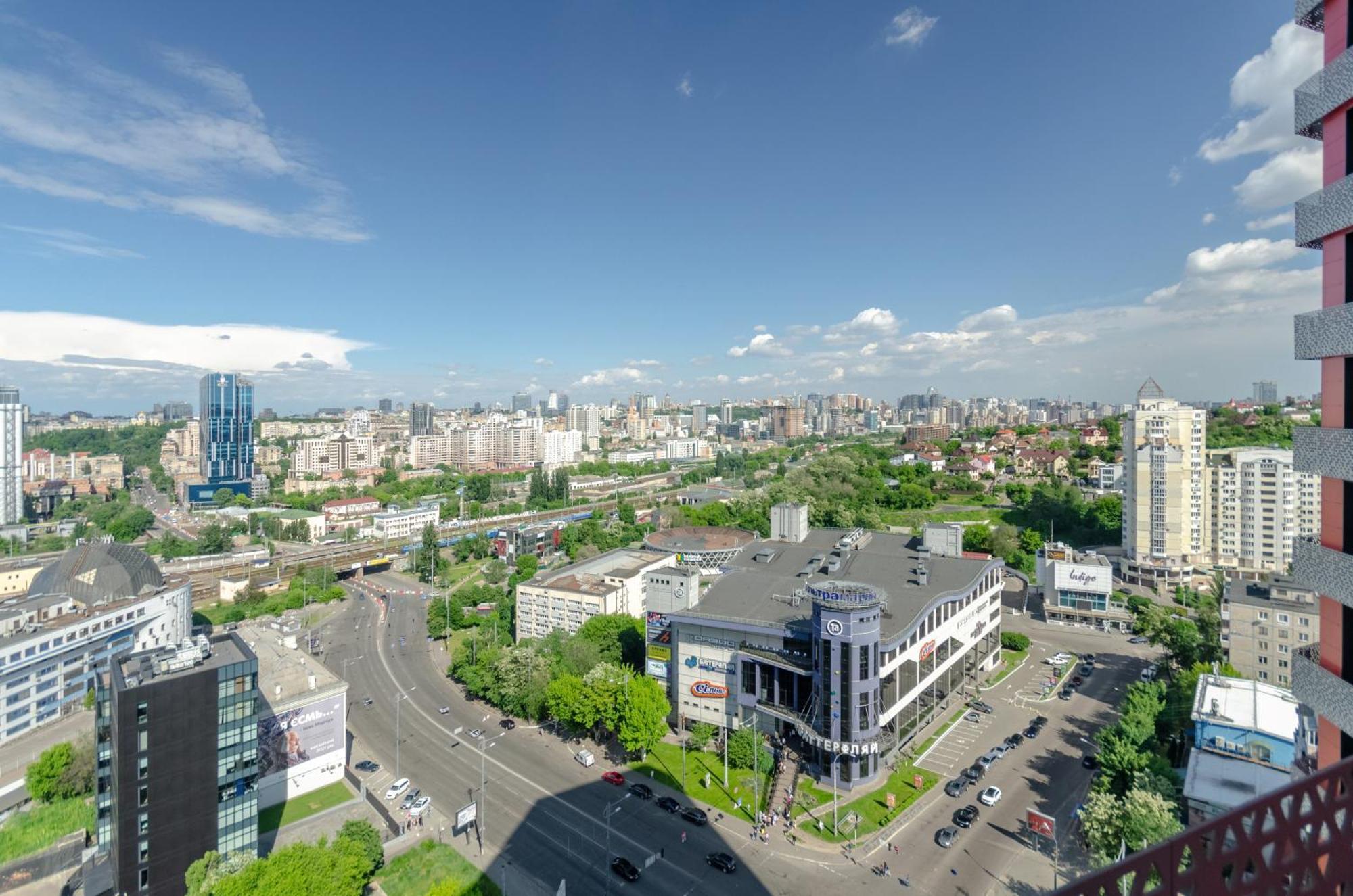 Petrovdom 234-241-86-96 In City View Apartments At Rc Kvartet,Near Central Railway Station Киев Екстериор снимка