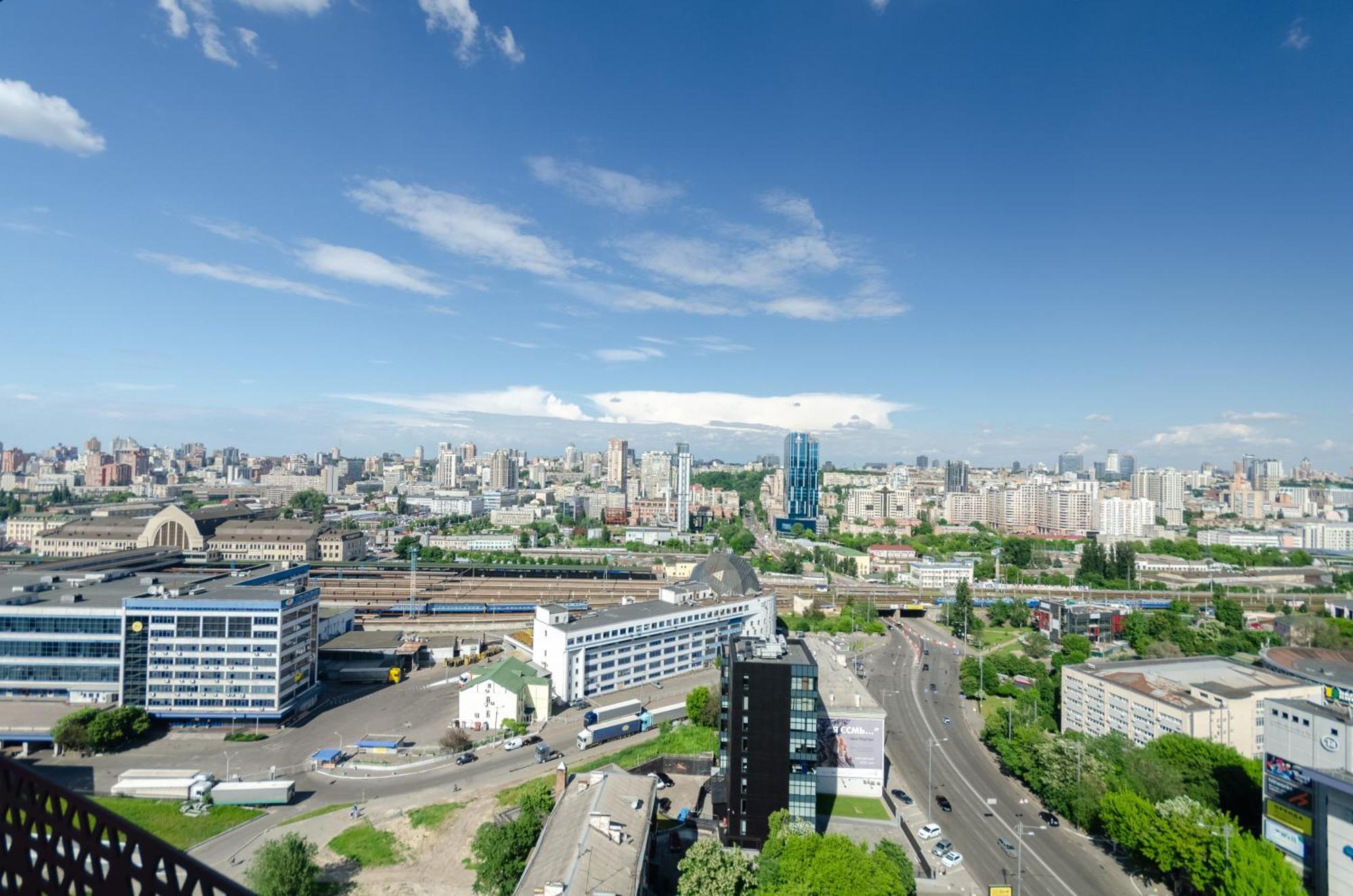 Petrovdom 234-241-86-96 In City View Apartments At Rc Kvartet,Near Central Railway Station Киев Екстериор снимка